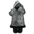 thumbnail image 5 of Northlight 24" Santa Claus with Gifts Christmas Figure - Silver and Black, 5 of 5
