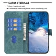 thumbnail image 5 of Premium PU Leather Wallet Case for Samsung Galaxy A42 5G, with Kickstand and Magnetic Closure Convenient Card Slots Cash Pocket Shockproof Protective Phone Cover for Samsung Galaxy A42 5G, Green, 5 of 7