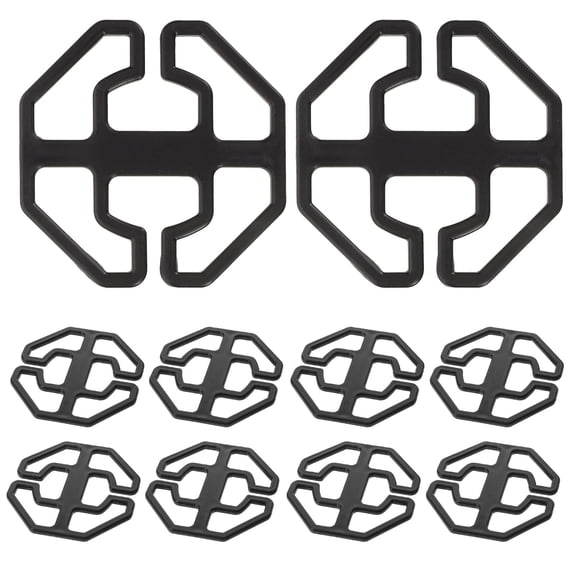 30 Pieces Black Plastic Seat Cover Clips Universal Fit Secure Attachment for Car Interior Seat Covers