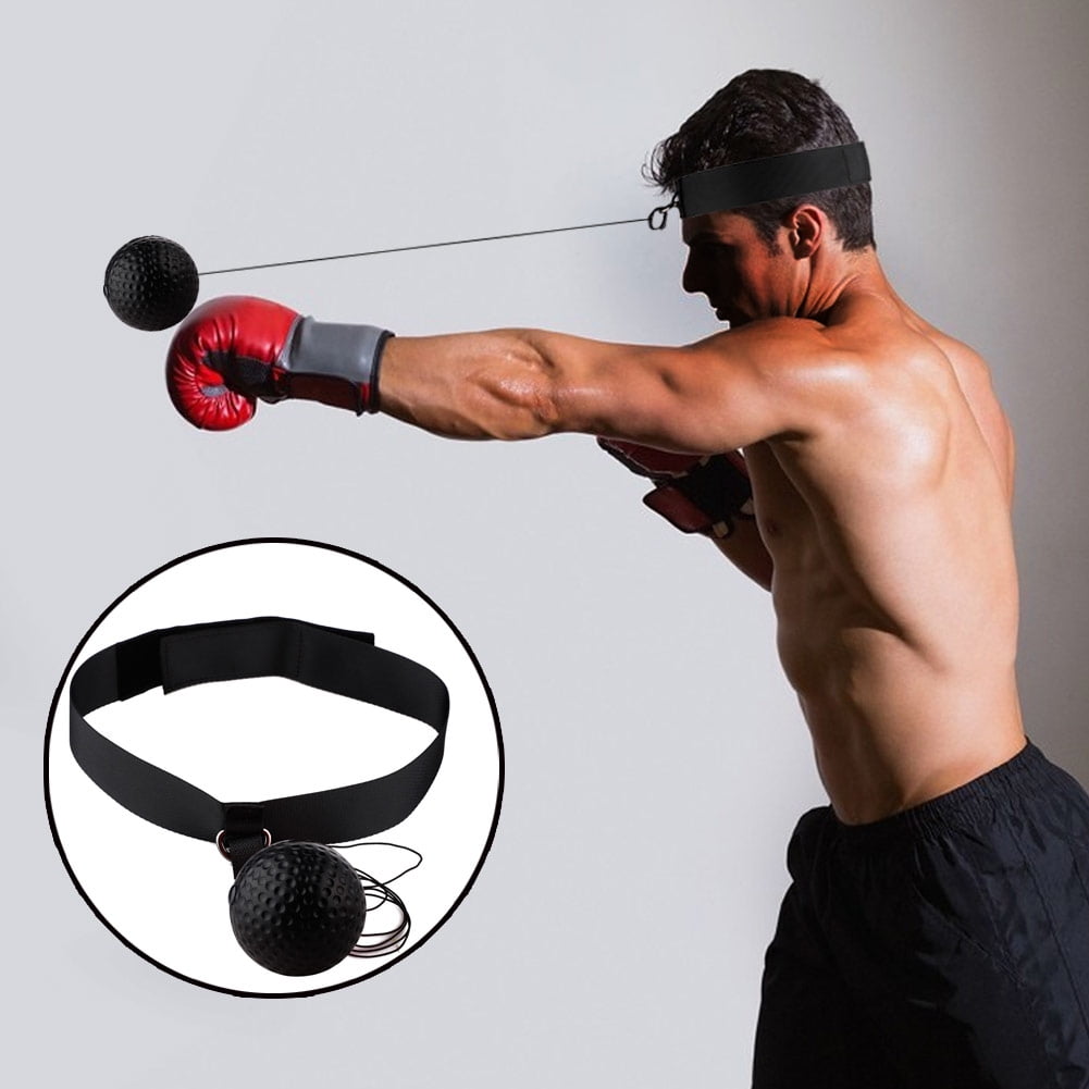 Boxing MN Head Band Speedball Fight Ball Training Reflex Speed Punch Exercise 