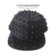 thumbnail image 7 of Hsqqdc Spiky Studded Baseball Cap Flat Brim Punk Hat for Street Style, 7 of 7