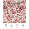 thumbnail image 5 of Red Spring Floral Wrap Around Bed Skirts for King Bed 16" Drop, Bed Skirt with Adjustable Elastic Belt Dust Ruffle Bed Valance for Bedroom Hotel Luxury Summer Botanical Farmhouse Bed Frame Cover, 5 of 7