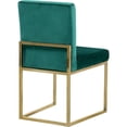 thumbnail image 3 of Contemporary Chic Modern, Contemporary Velvet Upholstered Dining Chair with Durable Metal Base, Set of 2, 18" W x 22" D x 32" H, Chic Dining Table Chairs, 3 of 6