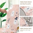 thumbnail image 5 of Yayeee 4 Pack Dining Chair Covers Stretch Parson Chairs Slipcovers Seat Protector, Cute Cartoon Halloween, 5 of 6