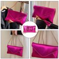thumbnail image 5 of Bolso de hombro, sobre holográfico para mujer, bolso de mano, cadena, bolso cruzado, bolso de mano, 5 of 5