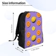 thumbnail image 4 of Fotbe Yellow Lemon And Orange Mochila de Viaje para Laptop, Mochila Ejecutiva Delgada y Resistente 15.6", 4 of 8