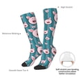 thumbnail image 4 of Naloa Funny Pig Faces Thigh High Socks Extra Long Stretchy Sock Women Over Knee High Opaque Stocking Daily Wear, 4 of 6