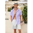 thumbnail image 3 of COOFANDY Men's Short Sleeve Linen Shirt Cuban Beach Shirts Casual Button Down Shirts, 3 of 6