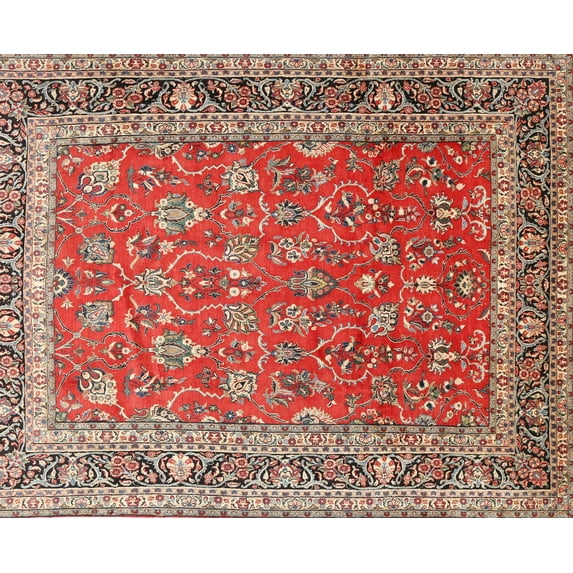 Ahgly Company Indoor Rectangle Traditional Red Persian Area Rugs, 3' x 5'