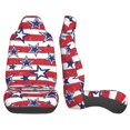 thumbnail image 2 of LAKIMCT Usa Independence Day Car Seat Covers Vehicle Front Seat Covers Universal Fit Seat Protector, 2 of 9