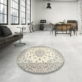 thumbnail image 4 of Ahgly Company Machine Washable Indoor Rectangle Traditional Gold Area Rugs, 8' x 10', 4 of 7