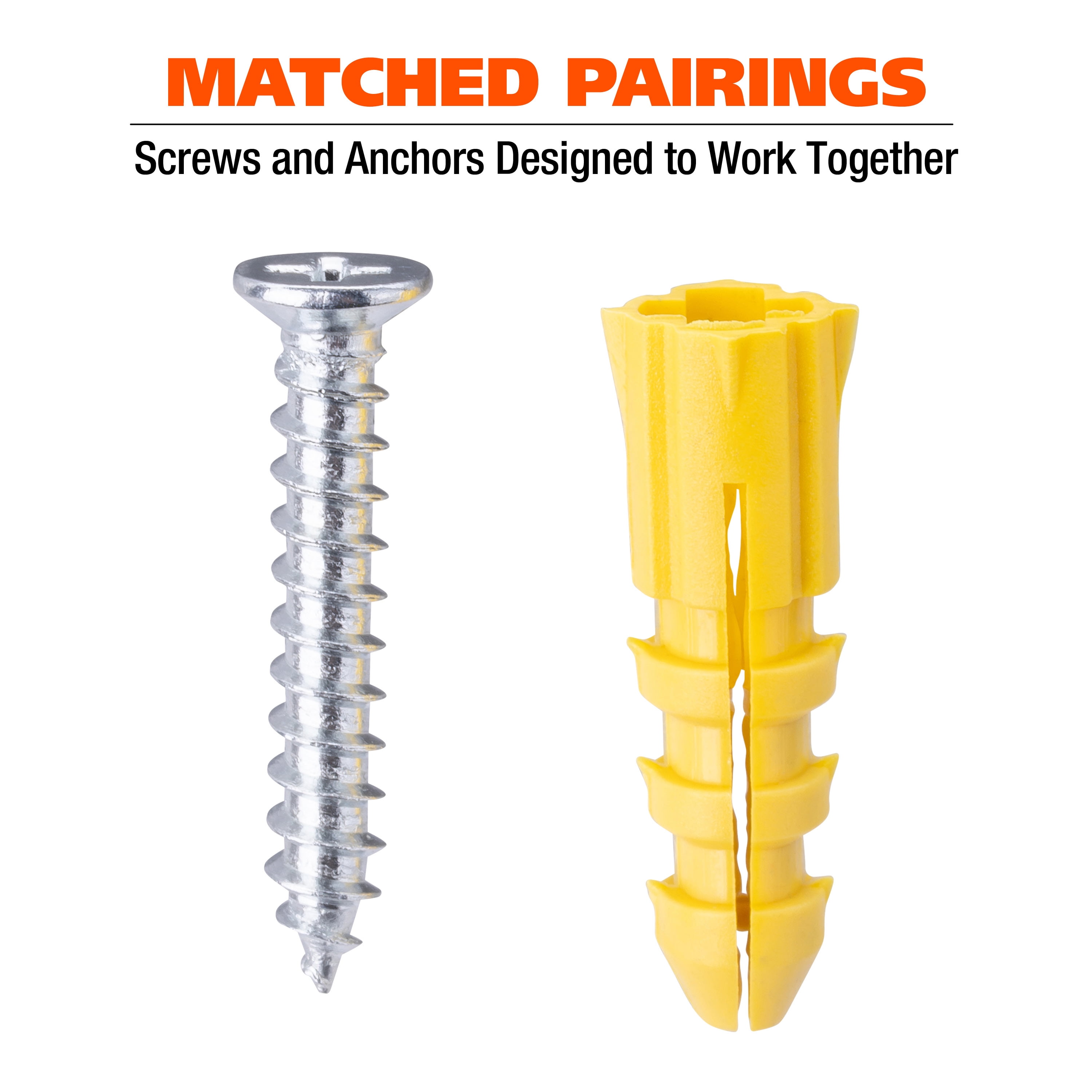 Great Neck Tools Anchor & Metal Screw Assortment, 285 Piece Set