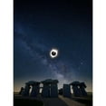 thumbnail image 3 of ODell, Dale 12x14 Black Modern Framed Museum Art Print Titled - Eclipse at Carhenge, 3 of 5