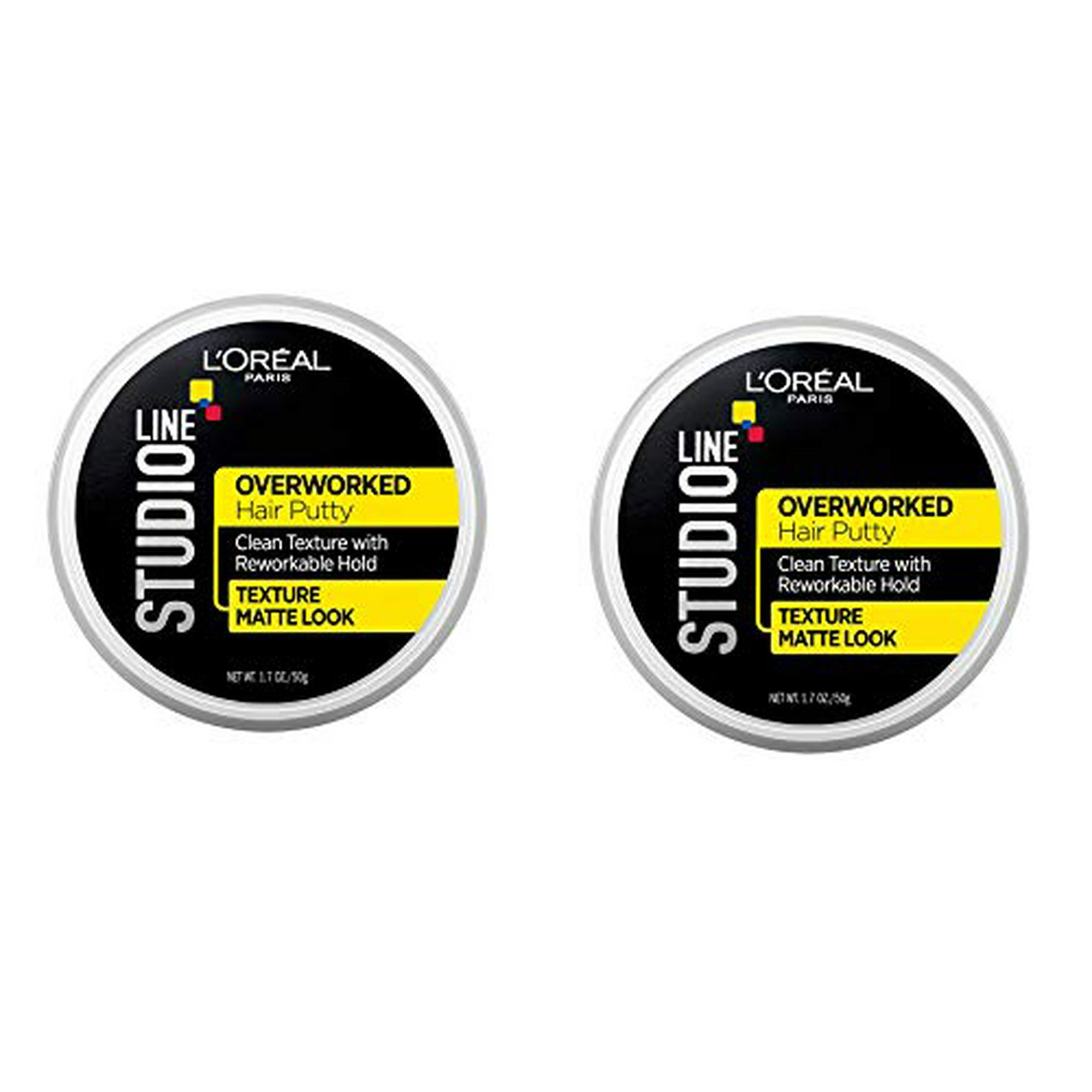 Loreal Paris Studio Line Texture And Control Overworked Hair Putty Styling  Paste,  Oz (2 Pack) | Walmart Canada
