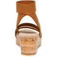 thumbnail image 3 of Anne Klein Womens Alyson Ankle Strap Slingback Wedge Sandals, 3 of 3