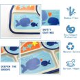 thumbnail image 4 of Juego de cubiertos NQ Ballena linda 5 piezas de fibra de bambú para niños, 4 of 5