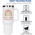 thumbnail image 4 of Aunt Gifts - Aunt Gifts from Niece, Nephew - Gifts for Aunt, Auntie Gifts - Aunt Birthday Gift, Aunt Valentine Gifts - Gifts for New Aunt, To Be Aunt - 40Oz Tumbler with Handle and Straw, 4 of 6