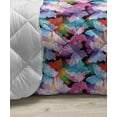 thumbnail image 3 of Fantasy World Down Alternative Comforter, Festival Themed Brazilian Girls in Carnival Costume Feathers Stars Shapes, Microfiber Quilt for All Season, 5 Sizes, Multicolor, by Ambesonne, 3 of 3