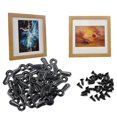 thumbnail image 2 of Picture Frame Turn Button Fasteners Set, 100 PCS Picture Frame Backing Clips Photo Frame Hardware Clips, 2 of 5