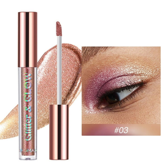 Fiudx Sombra de Ojos Brillante, Sombra Líquida de Larga Duración Brillo Perlado, Fórmula Segura, Maquillaje Versátil para Fiestas, Bodas y Vacaciones, Ideal para Principiantes, 20 Ml