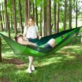 thumbnail image 1 of Grand Hamac de Camping avec Filet Double, Lit Suspendu Portable pour Camping et Voyage, 1 of 8