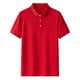 thumbnail image 1 of pstuiky camisetas para hombre, Camisa informal de manga corta con cuello vuelto, cómoda y lisa, para hombre ropa de hombre xxxxl, 1 of 3