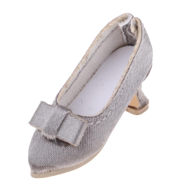 Zapatos Puntiagudos Zulema Tacones altos para 1/6 Blythe Azone OB24 gris