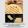 thumbnail image 5 of Tiitstoy 6.6" Bamboo Trivet, Hot Pad Trivet Wooden Heat Resistant Mat for Hot Dishes, Bowls, Plates, Pots and Pans, Tabletop Protection, 5 of 6