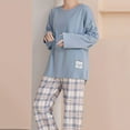 thumbnail image 2 of Hwmodou Womens Pajama Outfits Sets Pajamas For Women Set Womens Pajamas Plus Size Pajamas For Women Casual Pajamas Women's Lace Suspenders Home Wear Fall Winter Pj Outfit, 2 of 4