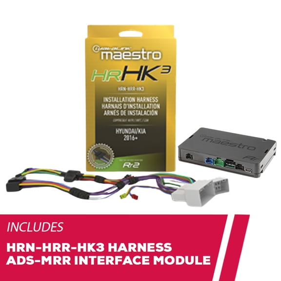 New iDatalink HRN-HRR-HK3 Radio Replacement Harness with ADS-MRR Interface Module