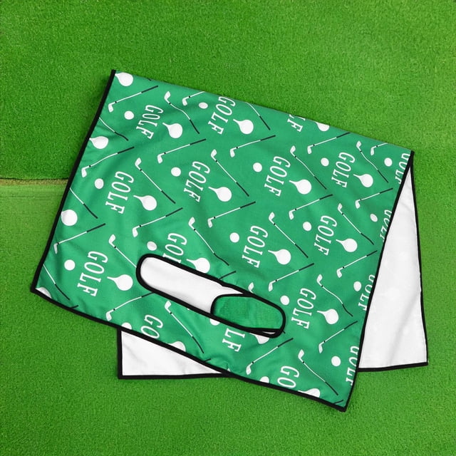OULII Lightweight Green Polyester Golf Cart Seat Cover for Decoration, Stylish and Washable, 133x99cm
