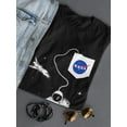 thumbnail image 3 of NASA Womens Graphic Tee - Astronaut In Space - Regular Fit 100% Cotton, 3 of 4