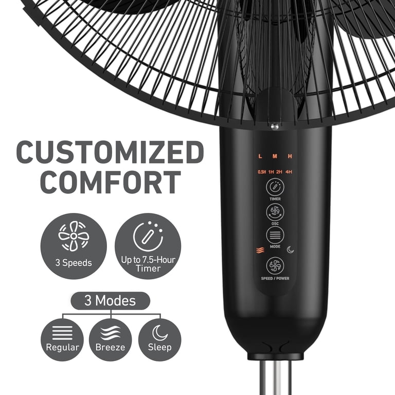 Holmes, Floor Standing Oscillating Fan, 16