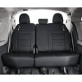 thumbnail image 5 of EKR Custom Fit Sienna Car Seat Covers for 2010-2020 Toyota Sienna LE,XLE,SE,XLE Premium 8-Seat Three Row, Breathable Waterproof Leather Auto Seat Covers Seat Protectors(Full Set,Black), 5 of 11