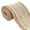 Off White and Khaki, variant on Burlap Hessian Crafting Lace Ribbon Roll Trim Edge Orange 2.2 Yards for Wedding