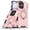 Pink, variant on TJS for iPhone 16 Phone Case, Privacy Camera Dual Layer Magnetic Ring Rotating Stand Protective Cover (Pink)