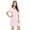 Pink, variant on Plus Size Dress for Women Party Club Night Short Sleeve - Nightgowns Womens Short Sleeve Sleepwear Comfy Loungewear Plus Size Night Shirt S-XXL
