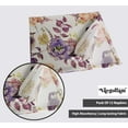 thumbnail image 3 of Vargottam Designer Cotton Canvas Napkins - Set of 12, 20-Inch, Beige Bird Pattern, Durable & Absorbent Cloth Napkins for Dining, Parties, and Home Decor - Machine Washable, 3 of 7