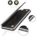 thumbnail image 6 of Wallet Case with Card Holder for iPhone7Plus iPhone8Plus,PU Leather Flip Case with Snap Button,Protective Bumper Phone Cover[Shockproof] Back Flip Cover with Lanyard Card Pocket-Black, 6 of 7