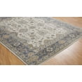 thumbnail image 2 of K2 Floor Style Umbria Ivory/Light Blue Hand Made Wool Area Rug, 2 of 5
