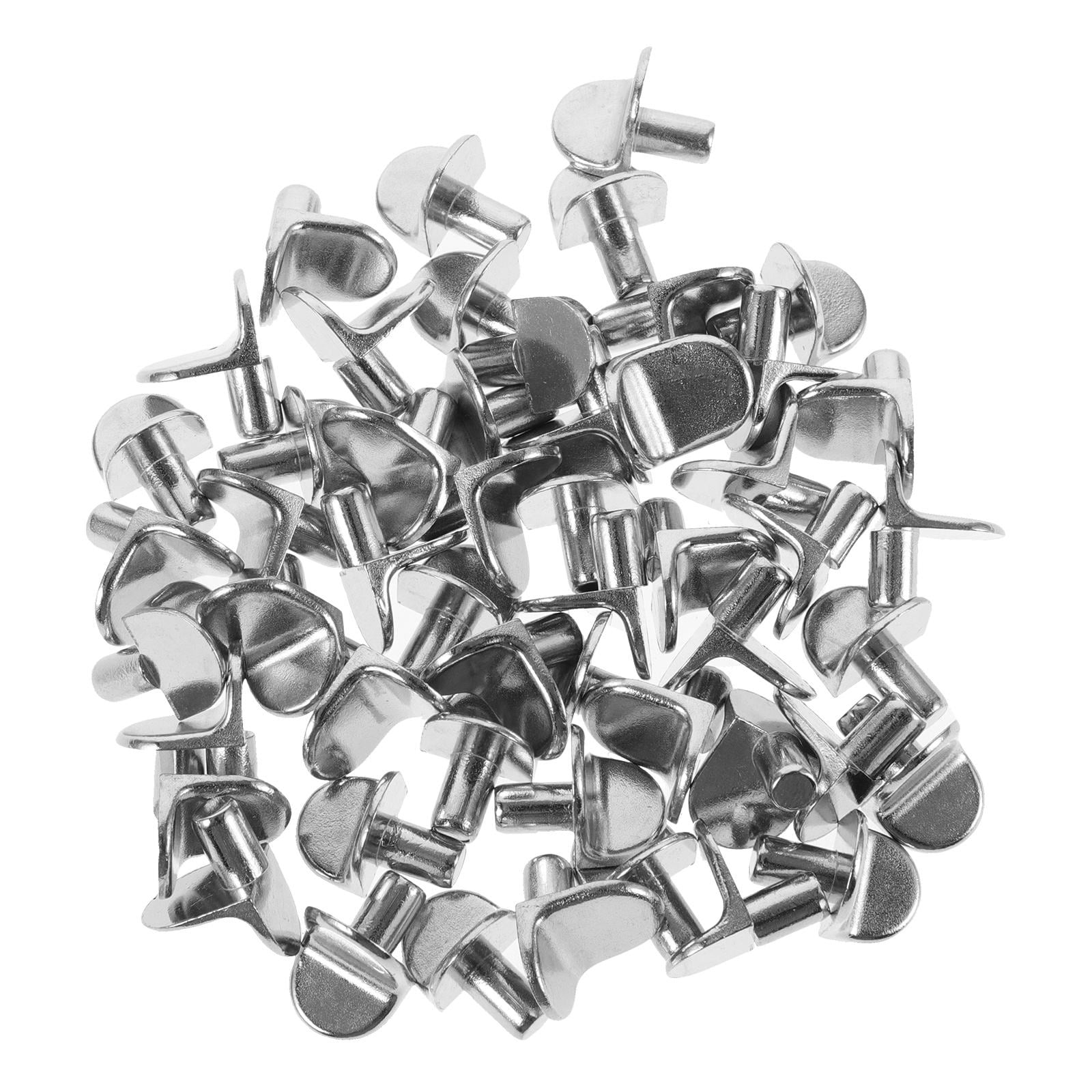Worgeous 250 pcs Shelf Supports Metal Shelf Pegs Shelf Bracket Pegs for Bookshelf Cabinet Furniture