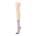 thumbnail image 2 of MeMoi Women's Scattered Stripes Merino Wool Crew Socks - Womens - Female, One Size, Black, 2 of 2
