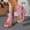 Pink, variant on Women's Thong Platform Wedge Sandals, Adjustable Ankle Buckle Strap Open Toe High Heel Shoes, Casual Summer Dress Sandals Black 5.5(36)