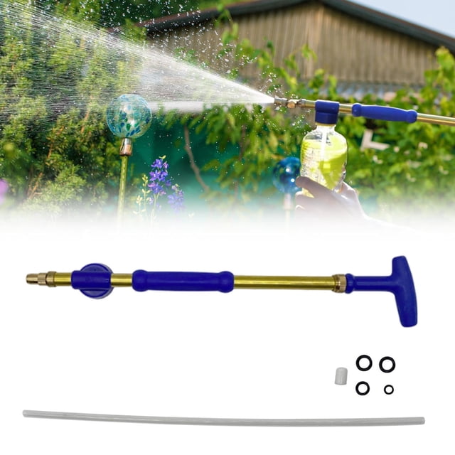 Fiudx Pulverizador de Jardín, Versátil, con Bomba de Cobre, Boquilla Ajustable, Aspersor Manual Duradero, para Uso En Interiores y Exteriores, para Jardinería, Limpieza de Vehículos y Baño de Mascota