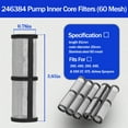 thumbnail image 5 of ​(4+6+6pk) 246385 246384 287032 Filter Set for Graco 390 395 490 495 595 3400 Sprayer – Stainless Steel Paint Sprayer Replacement Filters for Pump, Gun & Suction Tube, 5 of 6