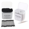 thumbnail image 1 of Hisopos de de maquillaje, paquete 400 piezas de puntas puntiagudas de doble cabeza para, 1 of 9