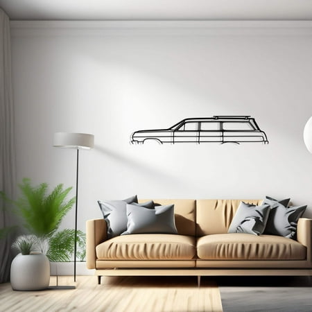 

Impala Wagon 1964 Classic Car Silhouette Metal Wall Art
