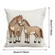 thumbnail image 3 of Funda de almohada con estampado de caballo del año - Funda cuadrada de lino para sofá, decoración del hogar, 18x18 pulgadas, 3 of 7