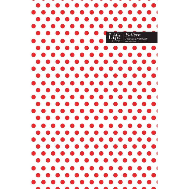 Dots Pattern Composition Notebook, Dotted Lines, Wide Ruled Medium Size
