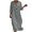 Grey, variant on Linen Dresses for Women 3/4 Sleeve Loose Casual V Neck Lightweight Flowy Long Maxi Dress Vacation Beach Dress